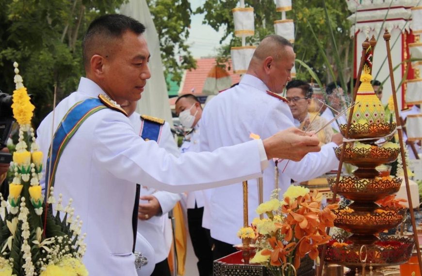 “ผบก.ฯ ร่วมพิธีเสกน้ำพระพุทธมนต์ศักดิ์สิทธิ์ฯ”